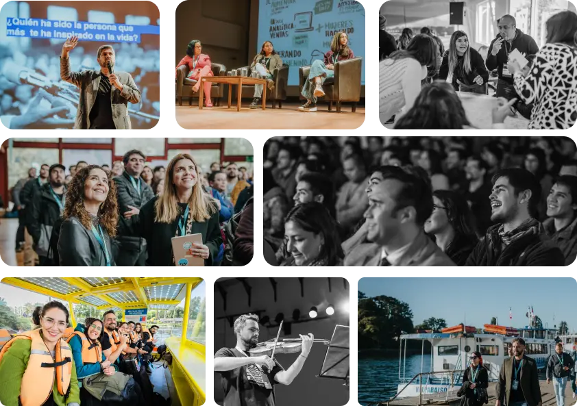 Personas participando en la experiencia 9punto5